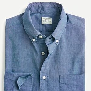 Slim Stretch shirt in Heathered Organic Cotton